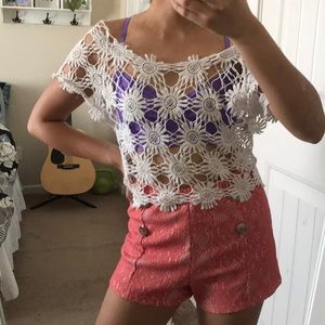 Crochet crop top